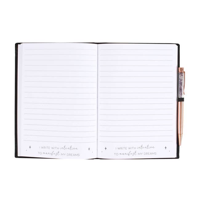 Manifestation Journal Notebook with Amethyst Pen Something Different Wholesale