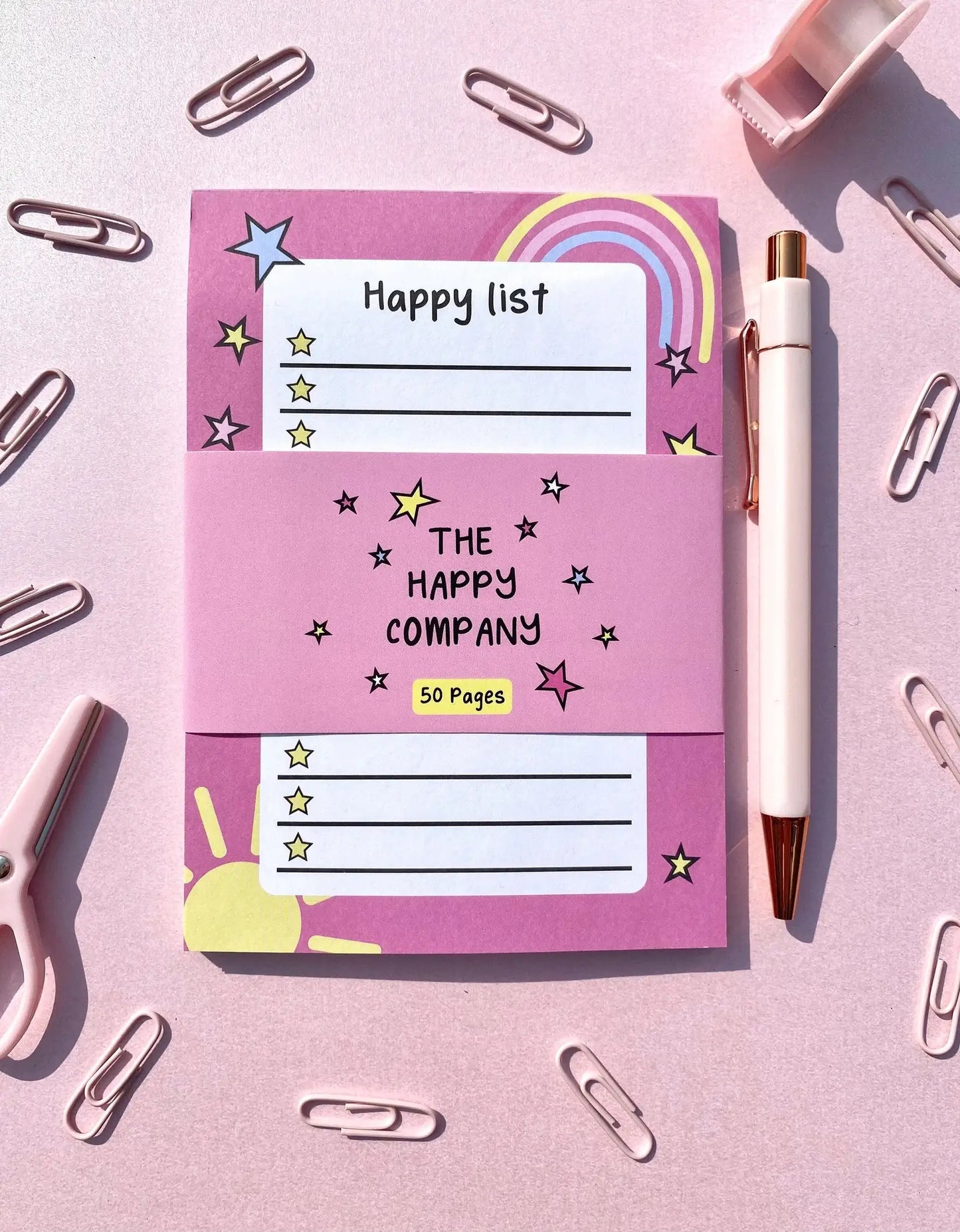 Happy List Notepad The Happy Company