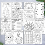 INSTANT DIGITAL PRINTIBLE,DOWNLOAD-KIDS CHRISTMAS PLACEATS-2 PAGES Digital Instant Download,PDF, Printable, Editable on Canva- (Copy) (Copy) Wonkey Donkey Bazaar