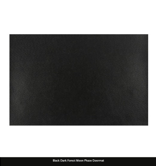 Natural Doormat-coir-Black Dark Forest Moon Phase Doormat-home decor, eco-friendly, sustainable Etsy