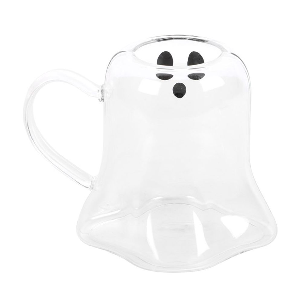 Ghost Shaped Glass Mug N/A
