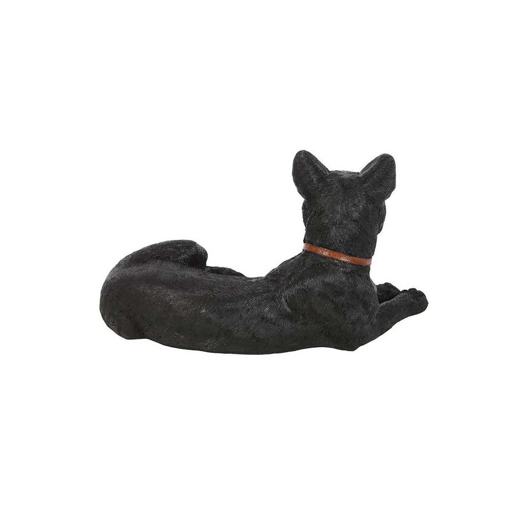 Laying Black Cat Figurine N/A