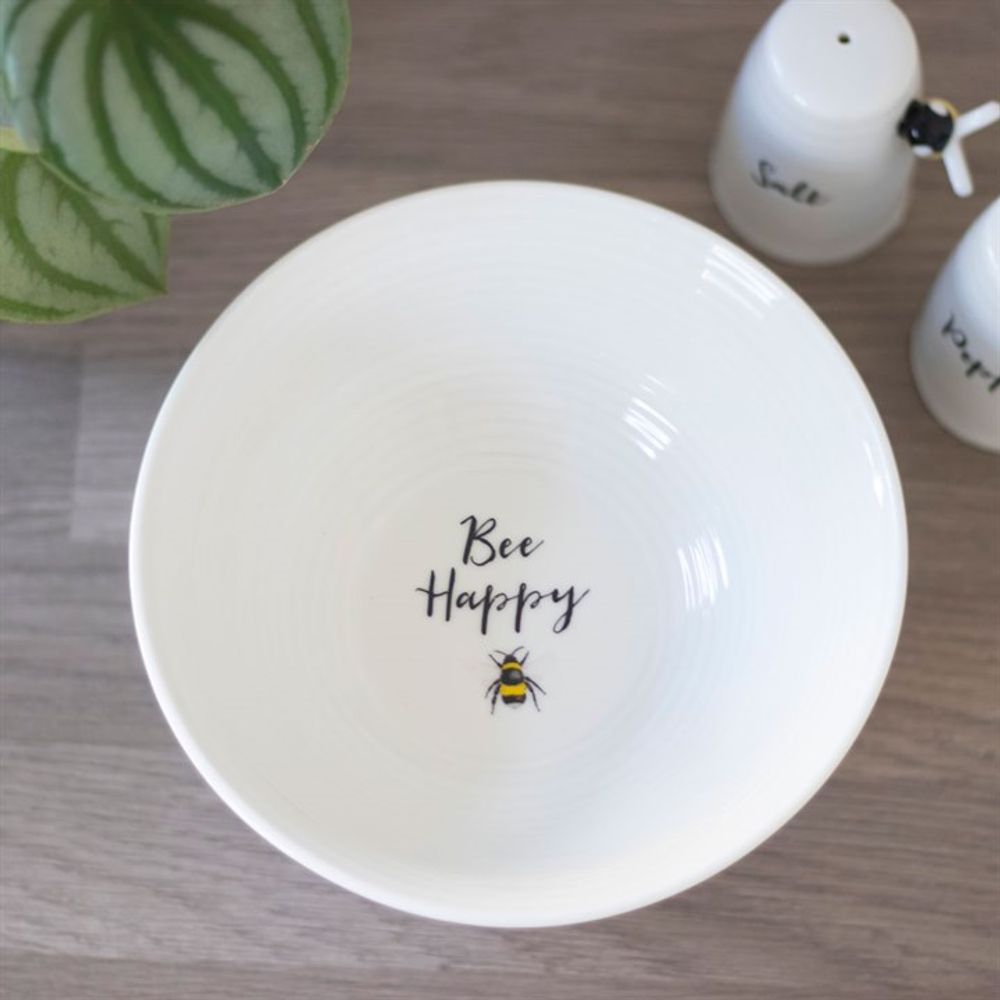 Bee Happy Ceramic Bowl N/A