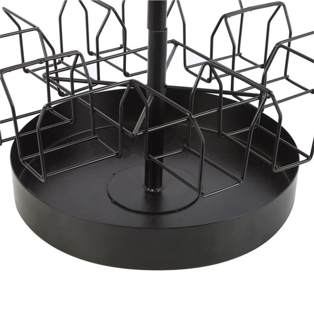 Black Metal Tabletop Spinner Display N/A