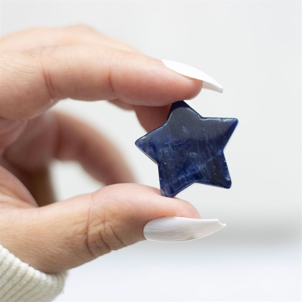 Lucky Stars Lucky Sodalite Crystal Star in a Bag N/A