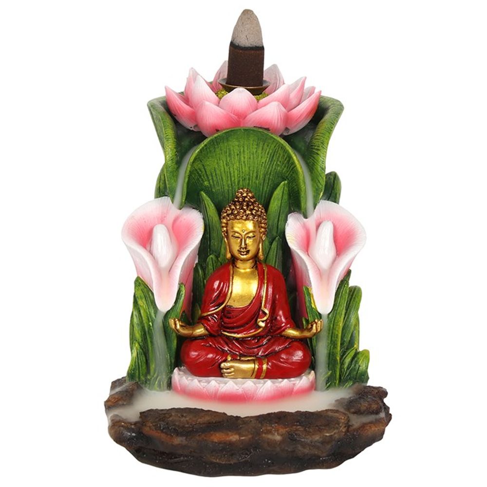 Colourful Buddha Backflow Incense Burner N/A