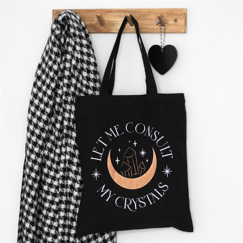 Let Me Consult My Crystals Polycotton Tote Bag N/A