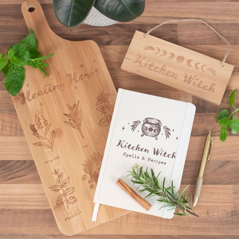 Healing Herbs Wooden Chopping Board N/A