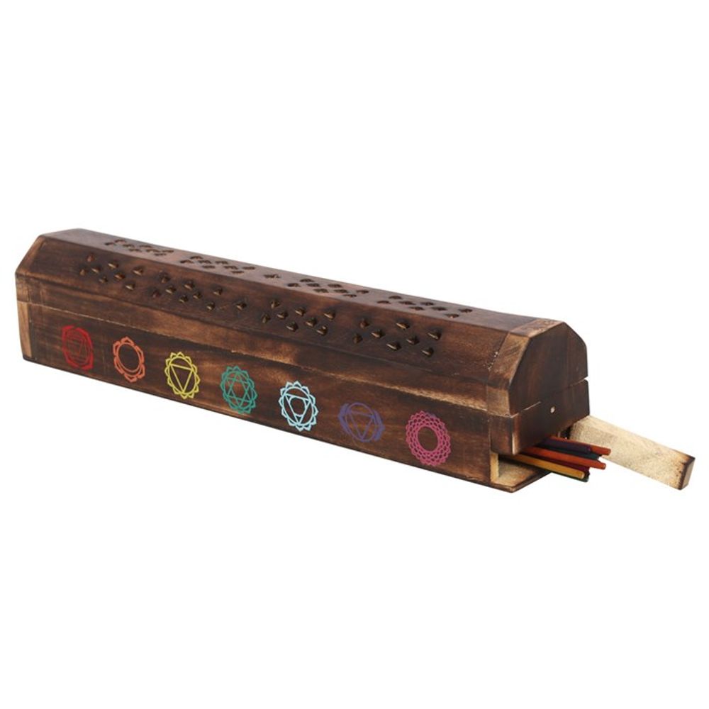 Chakra Wooden Mixed Incense Box Set N/A