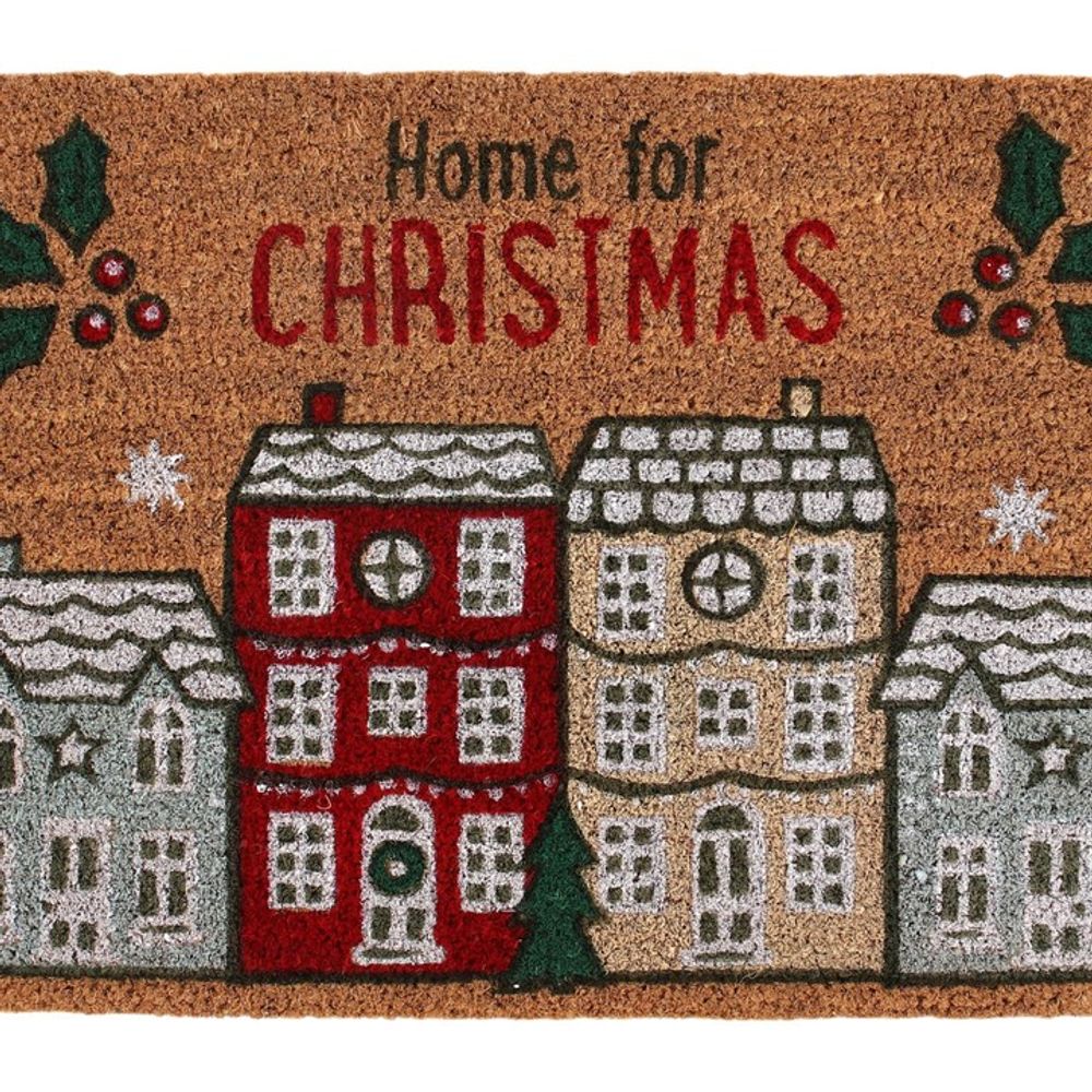 Natural Home For Christmas Doormat N/A