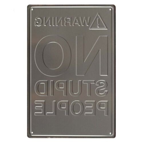 PAGAN WICCA NEWAGE Don't Tell Me To Keep Calm/NO STUPID Metal Sign-H24cmXW19cmXD Unbranded