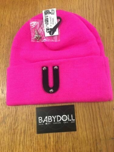 PUNK/Poizen Industries F . . K Beanie hate Unisex offensive goth punk RRP £19.99 Poizen Industries