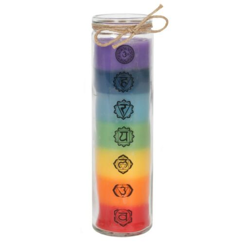 YOGA/CHAKRA/NEWAGE/PAGAN-7 Chakra COLOUR Pom Pom Door-H73cm X W6cm X D6cm Unbranded