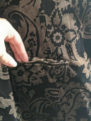 Bnwt Missguided Gothic Steampunk Cape Blazer 14 Sexy Velvet Black Copper RRP£55 Missguided