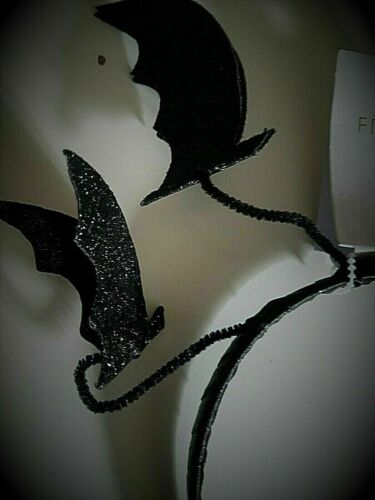 Alternative/Goth/halloween/pagan/cosplay/fancy dress Black "Bats" Hair Band * Topshop / FREEDOM