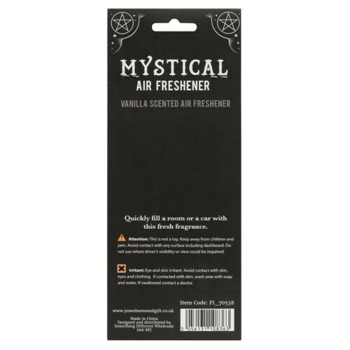 PAGAN/WITCHY/GOTHIC/HALLOWEEN Coffin Vanilla Scented Air Freshener- H8.5cm x W6 Unbranded