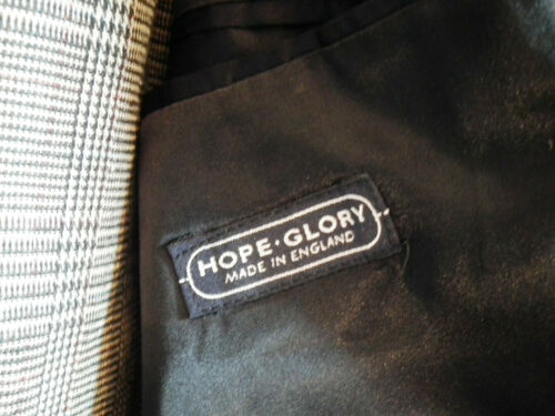 LUSH PUNK/HIPSTER HOPE & GLORY,BLACK TRENCHCOAT,SATIN LINED 40"ch,Length 46" Hope & Glory