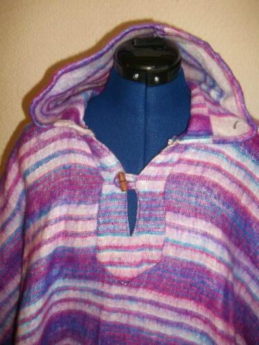 Cashmelon Poncho-hood&toggles-.snuggly,fleecy warmth.various colours available Unbranded