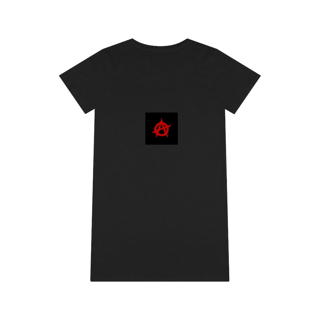 Organic T-Shirt Dress-silent complicity Printify