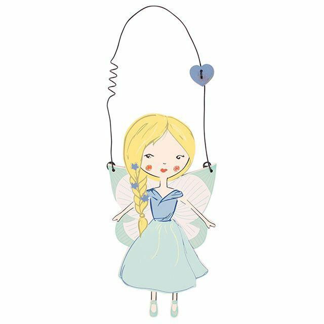 kiddies AMELIA Door Hanger.mdf. H:20.00cmxW:7.00cmXD:0.5 nursery/gift/stocking Shabby Chic