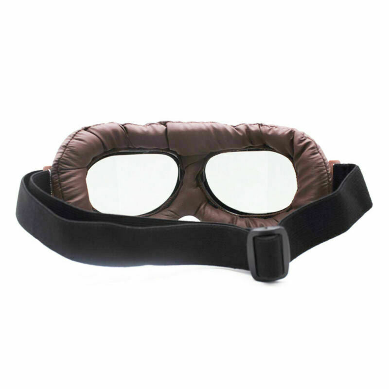 Retro Motorcycle Motorbike Goggles Scooter Pilot Aviator Helmet Glasses New Aviator