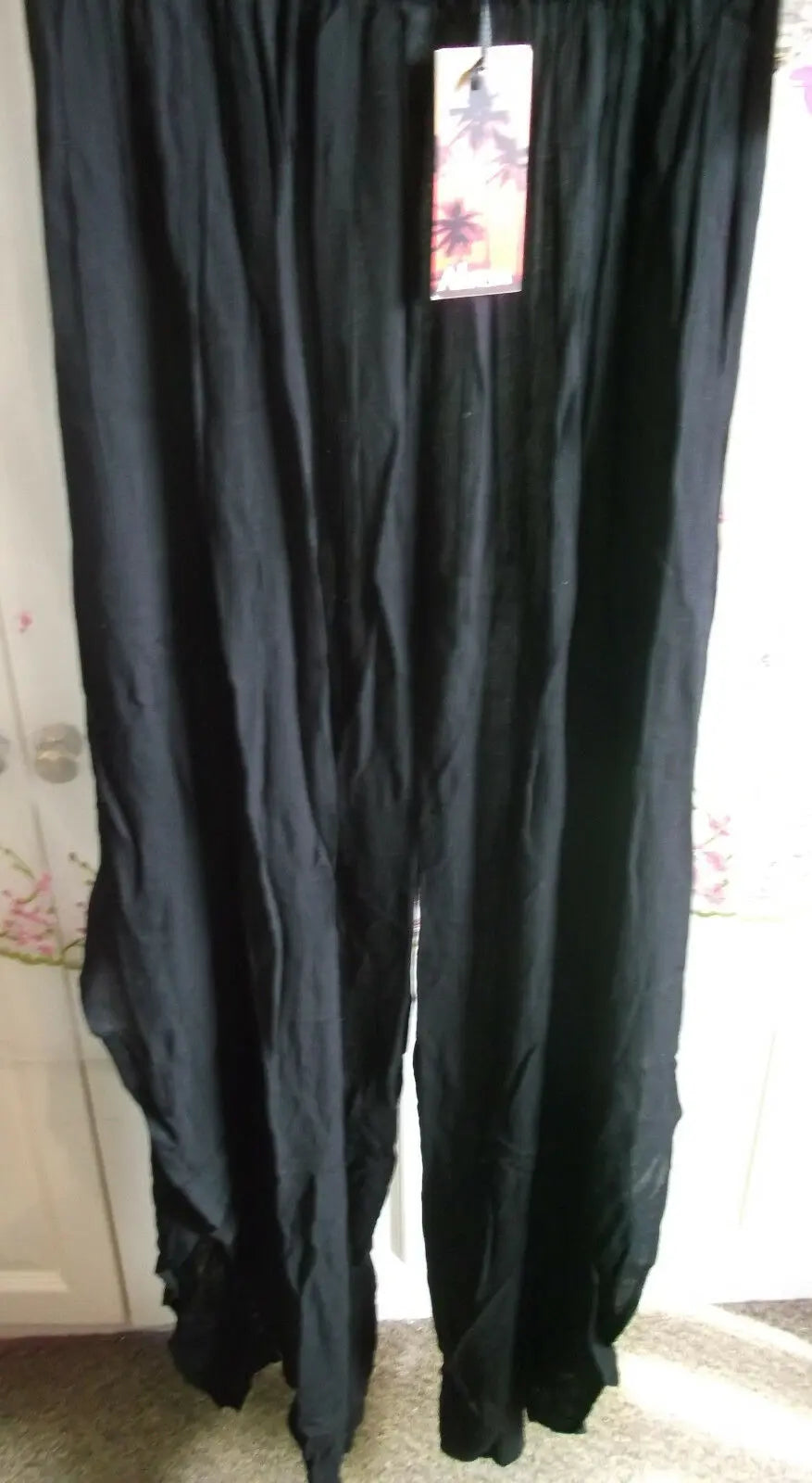Boho/Festi/Beach/ size 8.side split lightweight, trousers NEW, loose,crinkle Unbranded