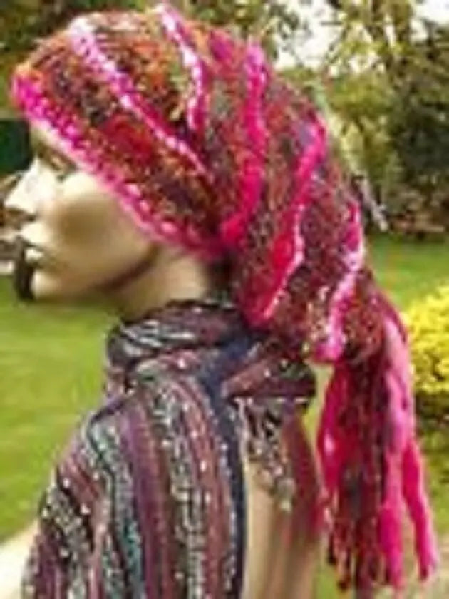 FAB NEW UNISEX HIPPIE HAT DREADS BOHO RED GREEN RAINBOW FESTIVAL BOHO HIPPY unbranded
