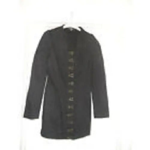 FUNKY PUNK black STEAMPUNK JACKET/dress. size 12 Rare