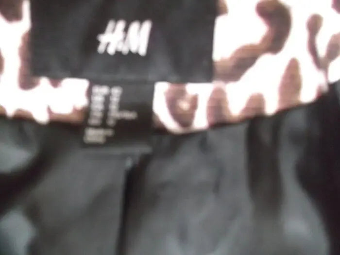 H&M SIZE 8 FUNKY STYLISH Women's Leopard Print Coat-LINED. GORGEOUS H&M