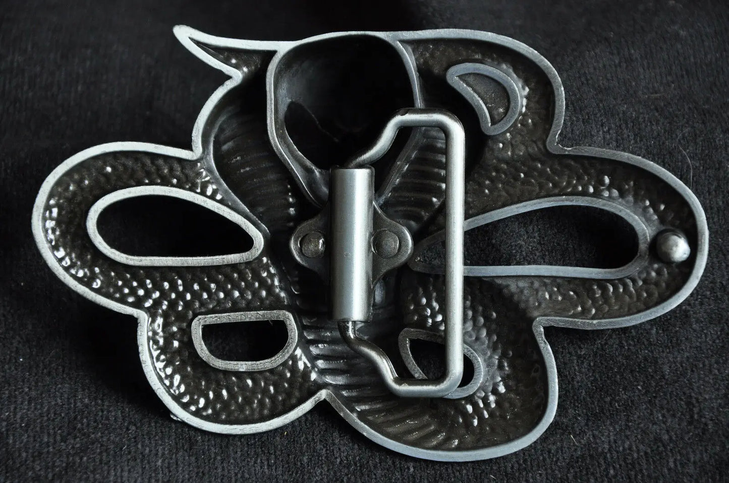 Men Vintage Silver Egyptian 3D Snake Viper Cobra Python Belt Buckle Biker Rocker Unbranded