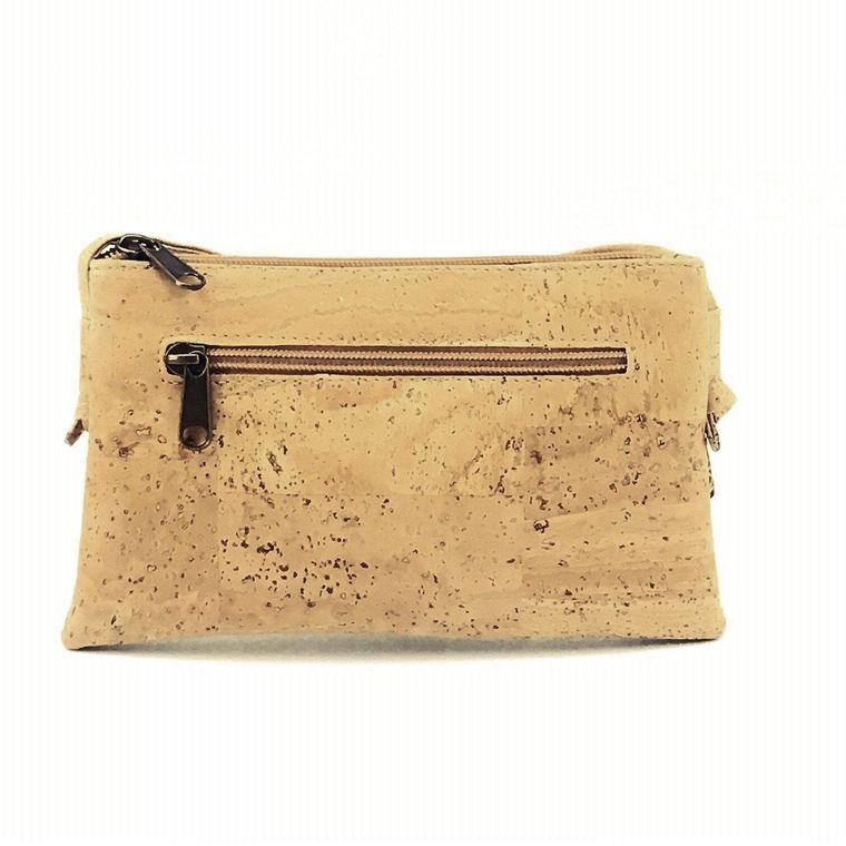Cork Crossbody Bag for Women, Vegan Leather Crossbody Purse with a Natural Mix Pattern Moddanio