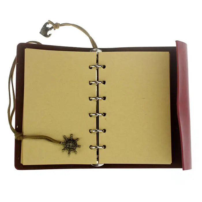STEAMPUNK Vintage Style Leather Cover Notebook Journal Diary String Nautical Unbranded/Generic
