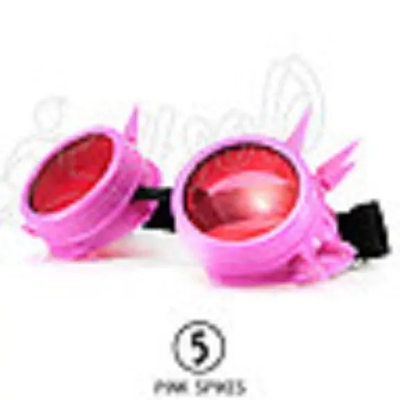 SteampunkWelding Cyber Round Goggles Goth Rivet Cosplay Antique Victorian Spike Unbranded