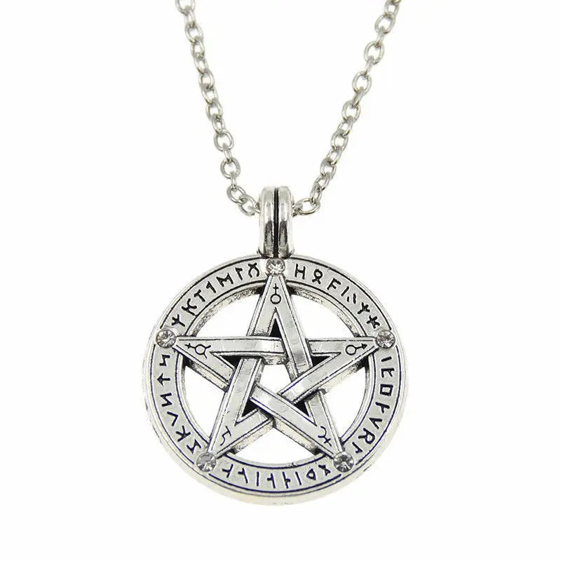 Supernatural Pentagram Star Hollow Pendant Necklace Jewellery Good Luck New 1 Pc Unbranded