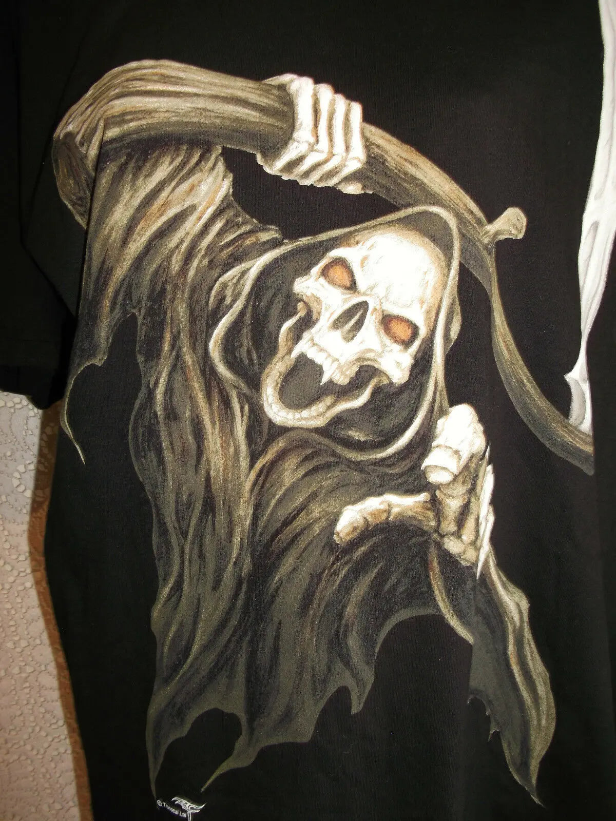 UNISEX/PUNK/GOTH/EMO-&SYTHE REAPER TEE-SHIRTS. SIZE XL.HEAVY COTTON. NEW FAN SHIRT HEAVY 190