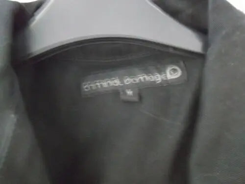 Visual kei Black jacket Punk Rock Goth Cross Angel Secret size Med 36" chest Angel secret