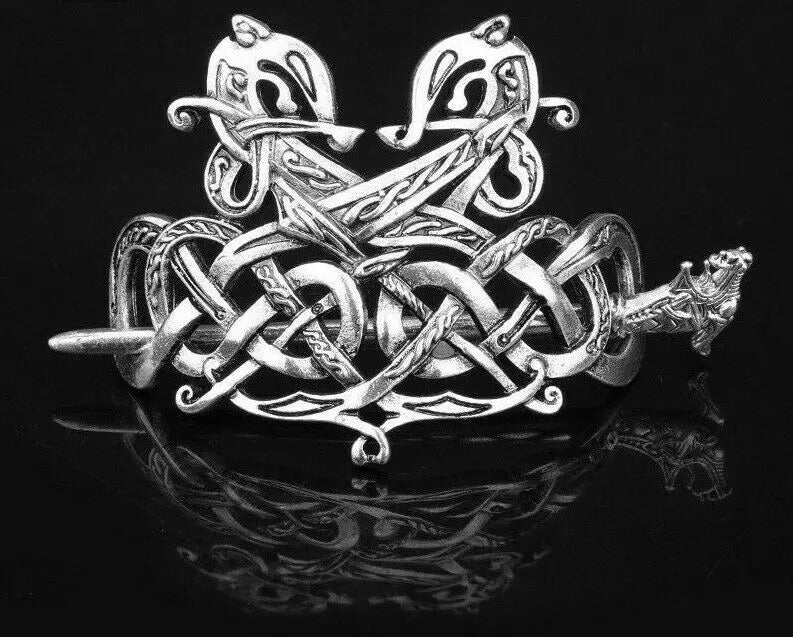 Women Hairpin CelticKnot Metal Stick Hair Clips Retro Hair Jewellery Gift 9.5cm Unbranded