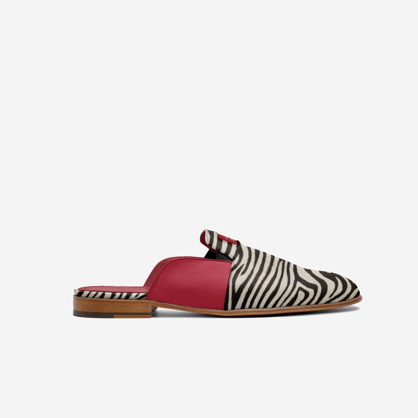 aditi-kali fusions- elegant slipper design-red,black, zebra stripe Wonkey Donkey Bazaar