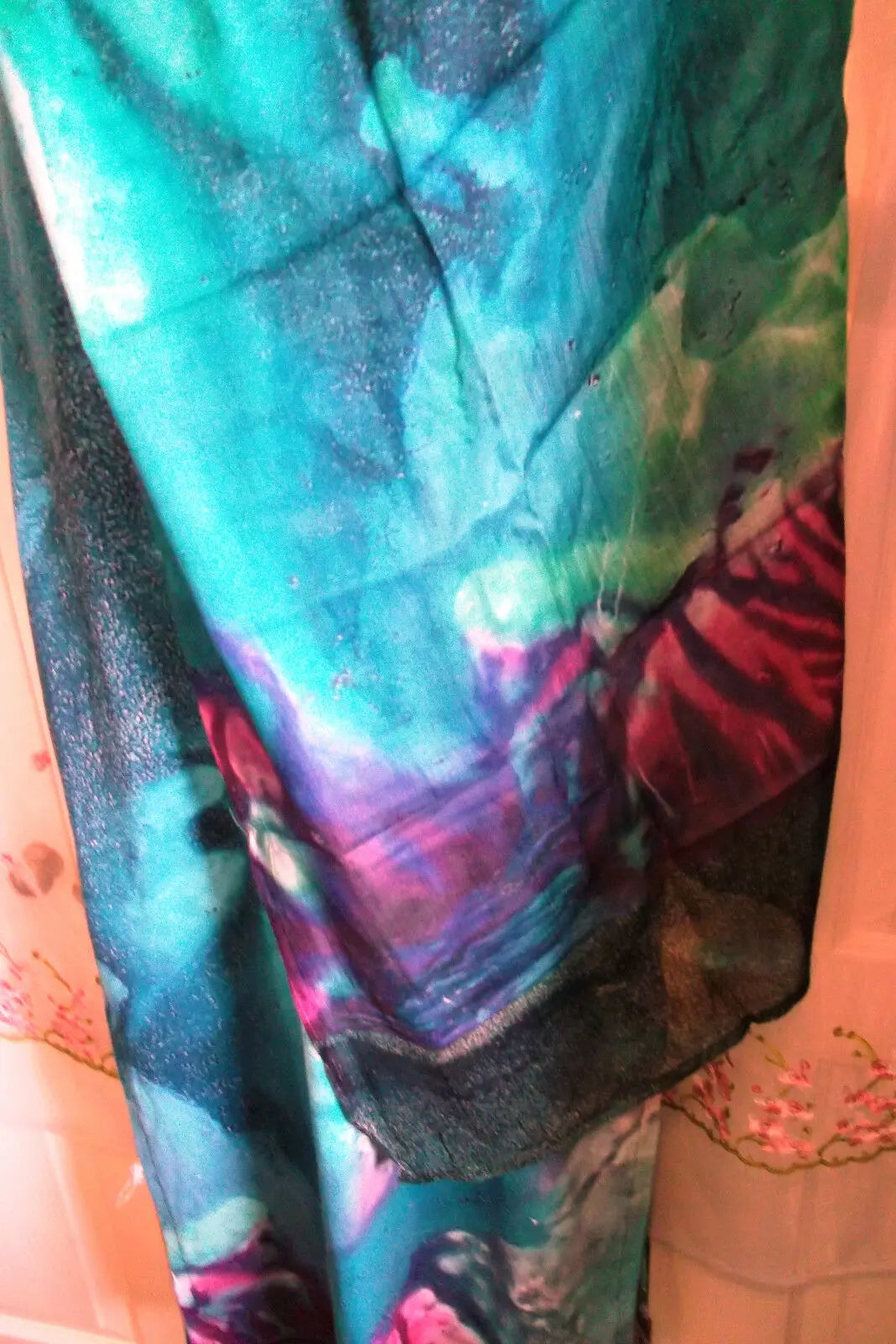 blue fearie Exclusive,Original Designer roll neck sleeveless dresSize:Med10-12uk Handmade-WonkeyDonkeyBAzaar