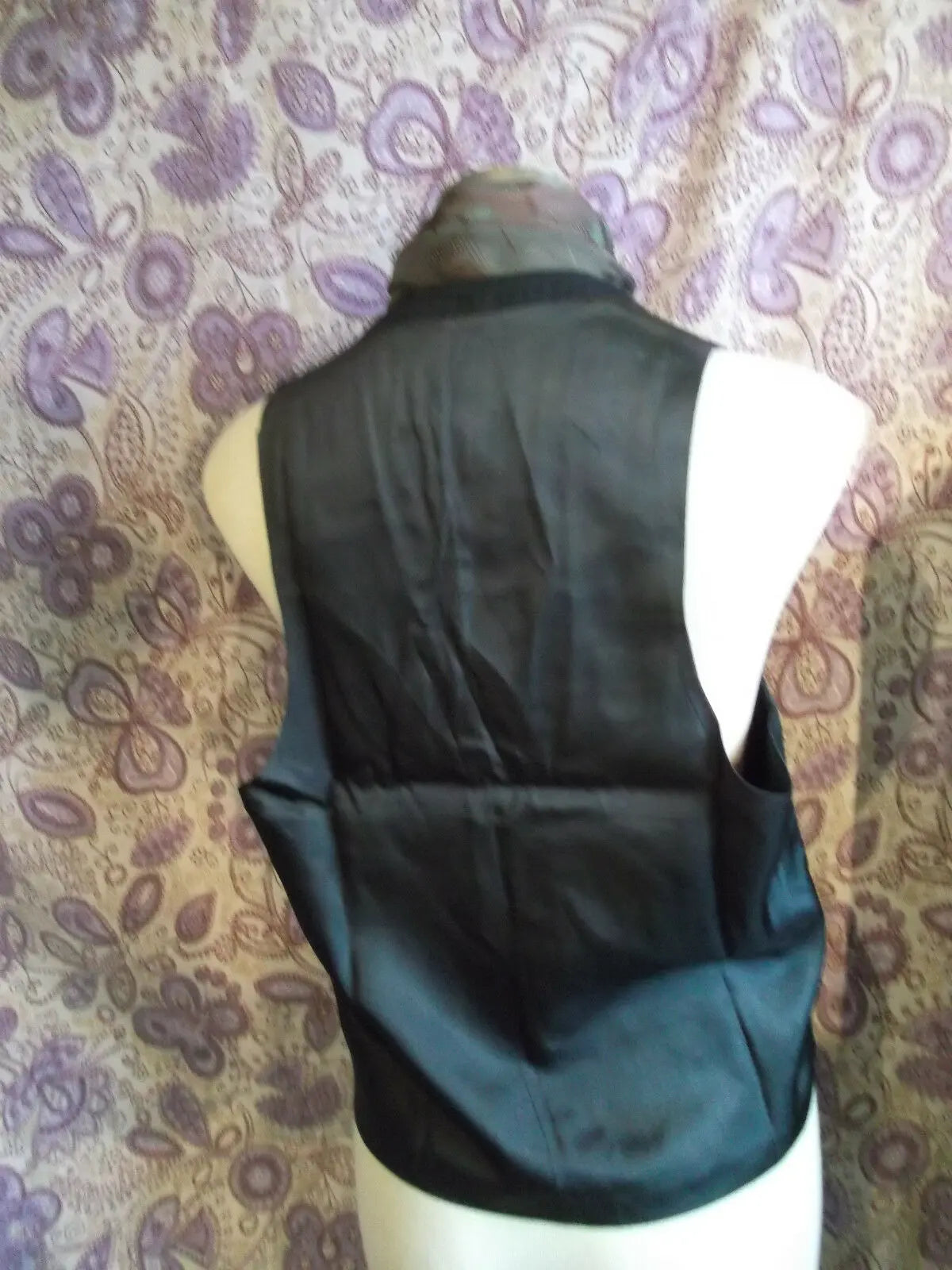 funky Steampunk/TrueVintage mens/unisex BLACK PINSTRIPE Waistcoat-Size42" Unbranded