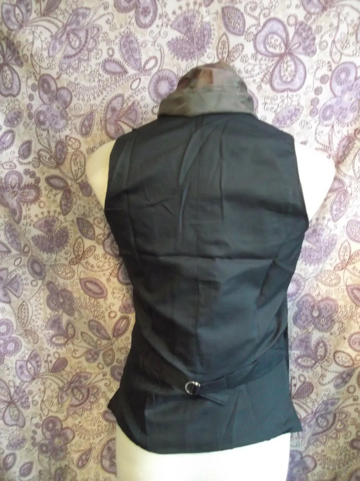 funky Steampunk/TrueVintage mens/unisex navy pinstripe3Waistcoat Size 38" Unbranded