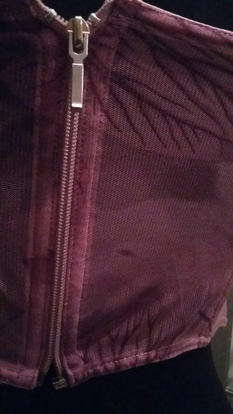 gorgeous ann summers pink strappy/shiny corset size 10-12 Ann Summers