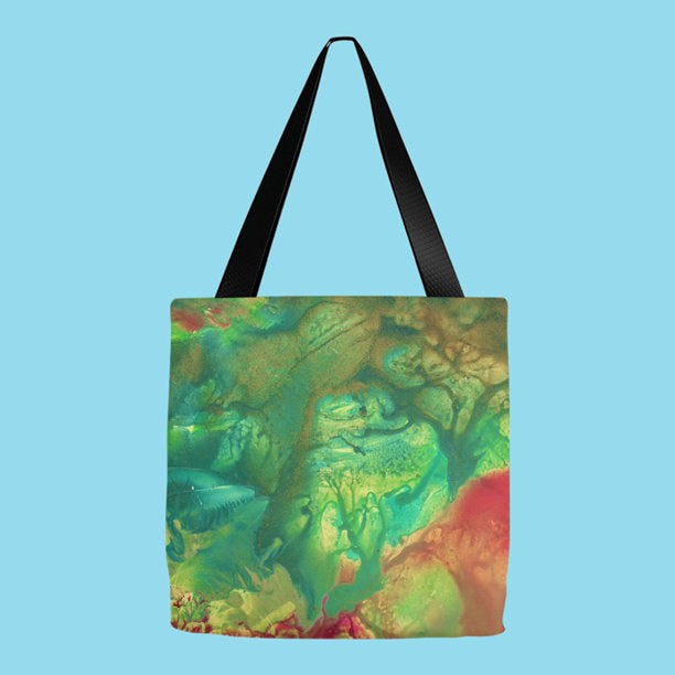 Original Designer ToteBag-16" x 16" by Aditi-Kali of WonkeyDonkeyBazaar. Wonkey Donkey Bazaar