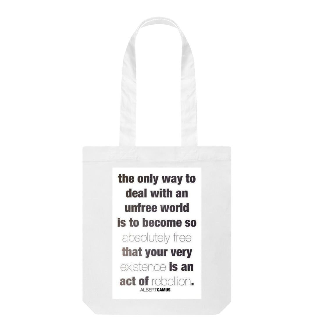 the only way -susainable tote bag Wonkey Donkey Bazaar