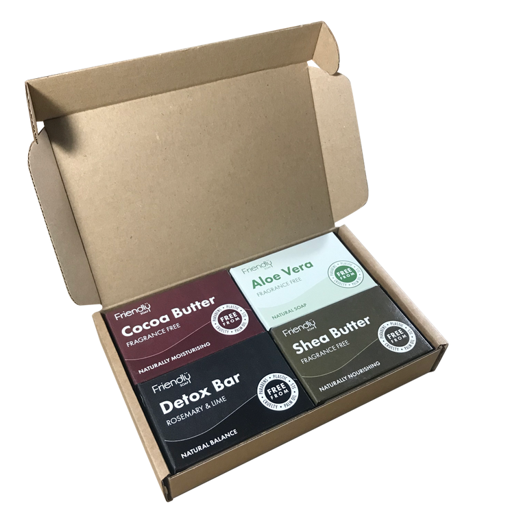 Facial Selection 4x95g Bars Friendly Soap