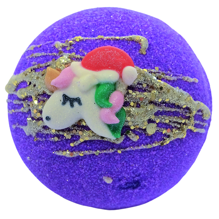 Unicorns Love Christmas Deluxe Bath Bomb Posh Brats Wholesale