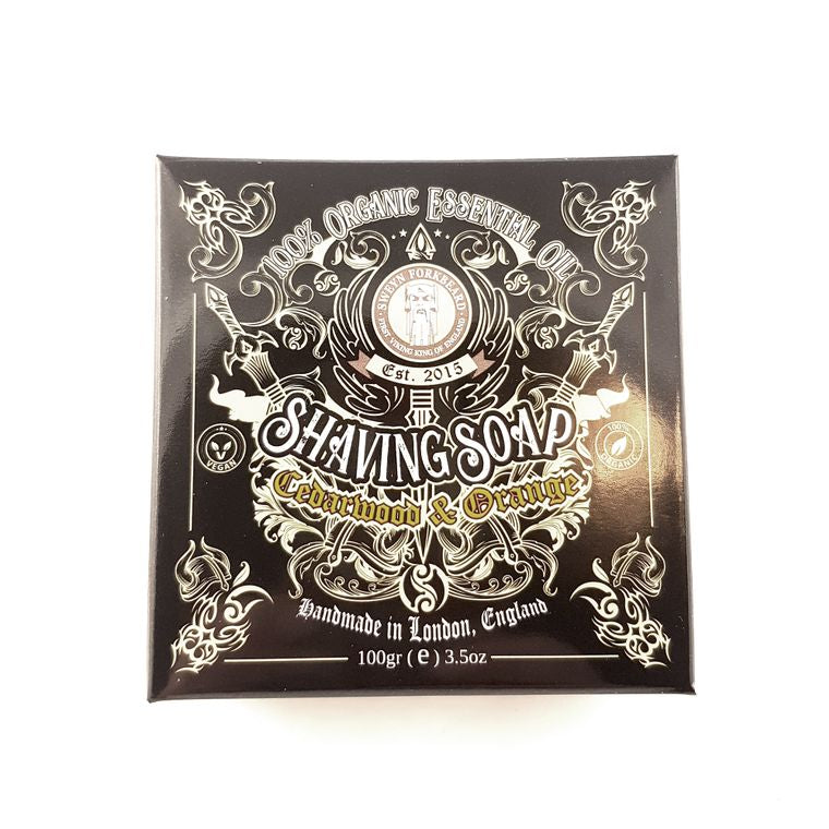 Shaving Soap Cedarwood & Orange Sweyn Forkbeard