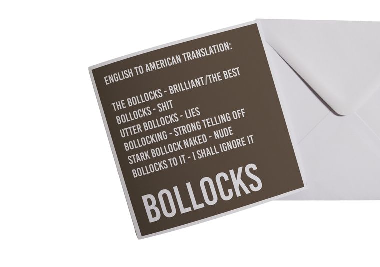 English to American Translation Card Morning Cuppa Gifts