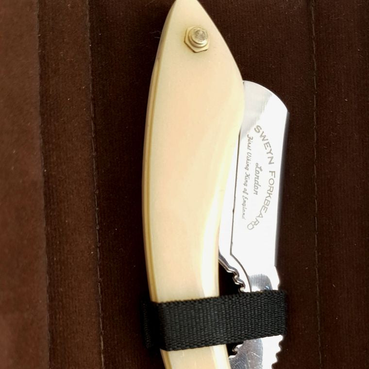 Straight Razor Bone Handle Sweyn Forkbeard