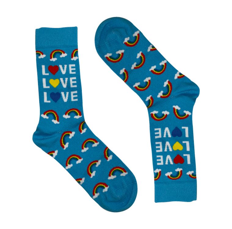 Unisex Pride Rainbow Socks Gift Set Urban Eccentric